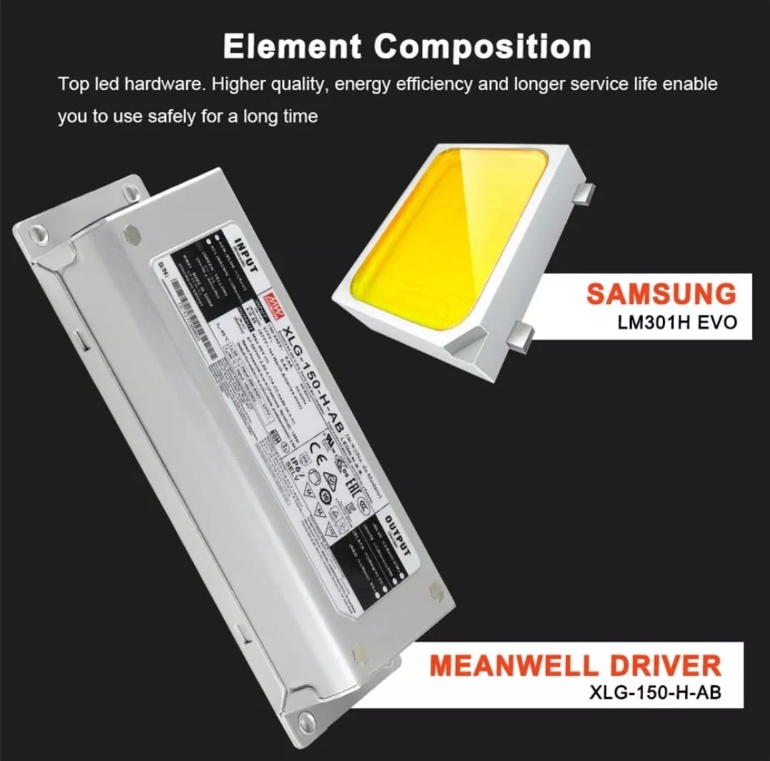 Painel de Led 120w lm301h Samsumg Quantum Board