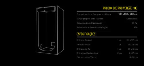 Estufa Garden High Pro - Probox Ecopro 100
