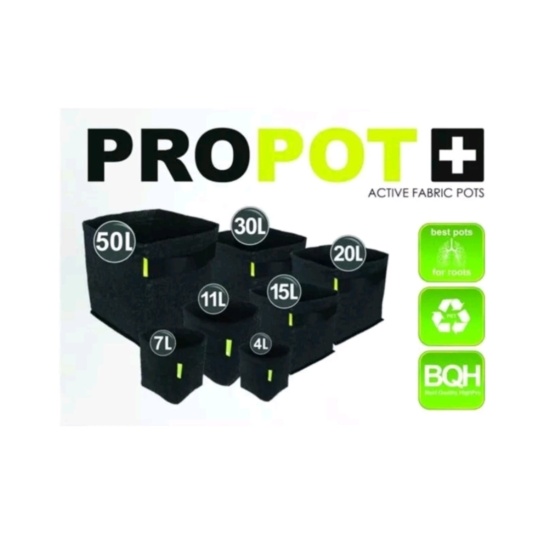 Vaso de feltro ProPot 4/7/11/15/20/30/50 litros - Garden High Pro