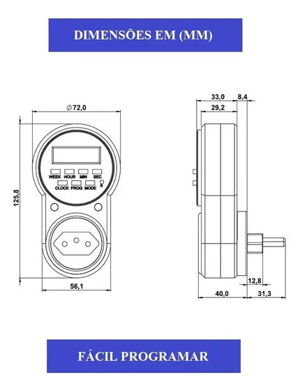 Temporizador Digital Decorlux