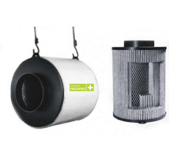 Filtro De Carvão Ativado Garden High Pro - Proactiv 100mm 250m³/h