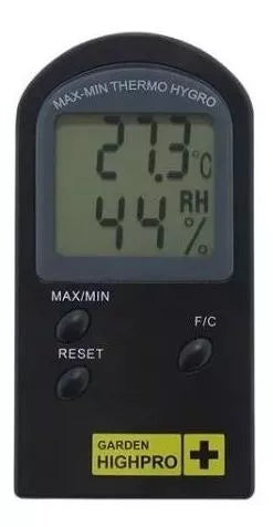 Termohigrômetro ProHygro Basic Temperatura e Umidade - Garden Highpro