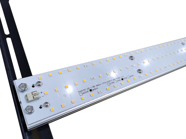 Painel Led Quantum Bar 600w Pro Chip Samsung Lm301h Deep Red 660nm