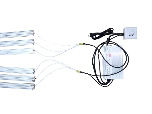 Painel Led Quantum Bar 600w Pro Chip Samsung Lm301h Deep Red 660nm
